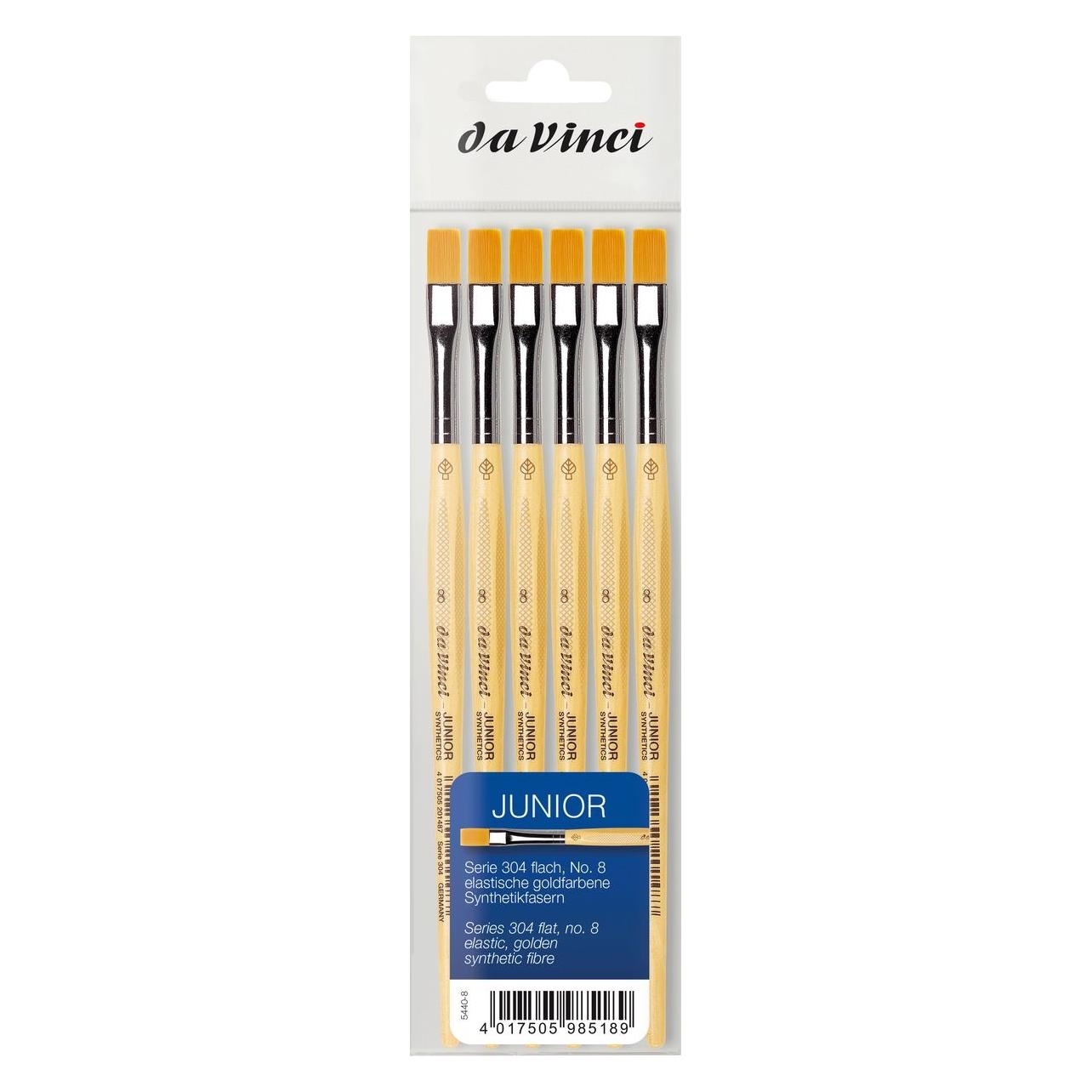 da Vinci Pinsel Junior Serie 304 flach Grösse 8 6 Stück (72518228)