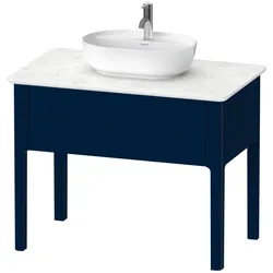 Duravit Luv Waschtischunterbau stehend LU9564, 938 x 570 mm, 1 Auszug, LU956409898, Farbe: Nachtblau Seidenmatt Lack