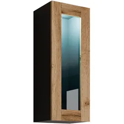 HÄNGEVITRINE 90 Vigo Glas mit weißer LED Beleuchtung