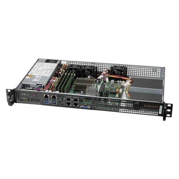 Supermicro Barebone SuperServer 1U Intel Atom C3958 (16C/16T) 2 GHz SYS-5019A-FN5T (SYS-5019A-FN5T)