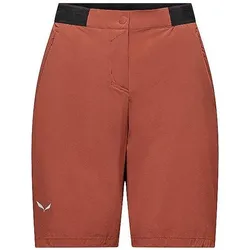 Salewa, Damen, Outdoorhose, Pedroc 2 DST Short W - Leichte, Windabweisende SoftshellShort für Damen (36, S, W42/L36), Braun, Kupfer, Rot
