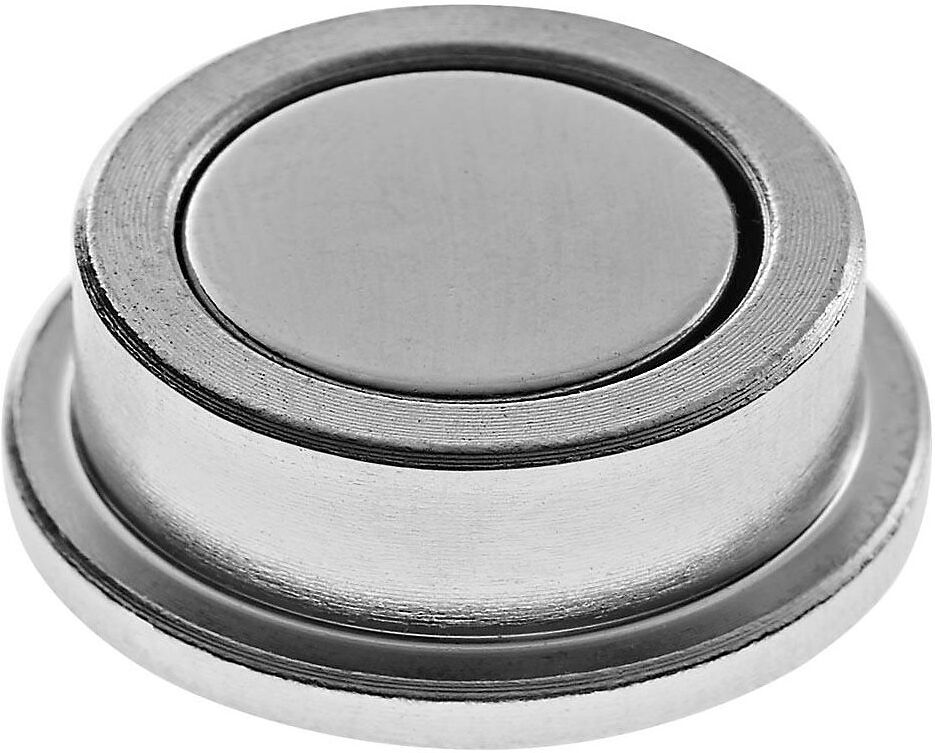 Magnet DISCOFIX FORTE, rund, VE 10 Stk, silber magnetoplan