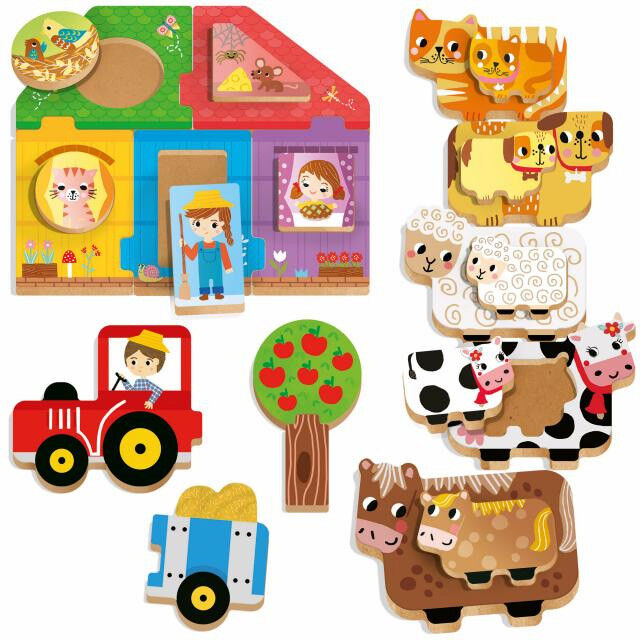 Wooden Games First Games - Headu