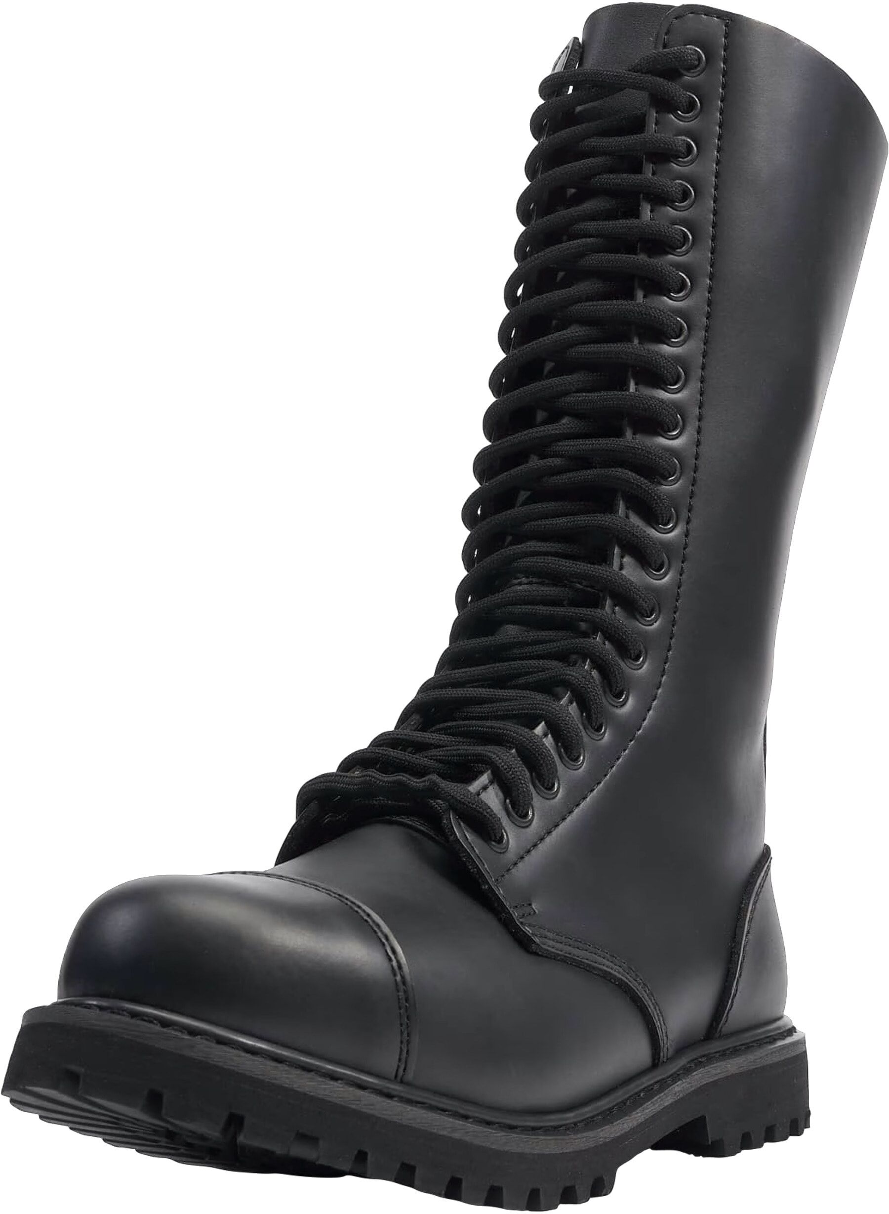 Stiefel BRANDIT "Brandit Accessoires 20 Eyes Phantom Boots", Herren, Gr. 47, schwarz, Sonstiges Material, unifarben, Schuhe Stiefel