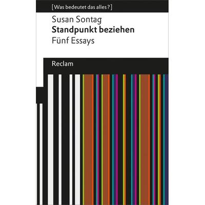 Standpunkt beziehen, Taschenbuch von Susan Sontag, Reclam, Philipp, 978-3-15-019372-3