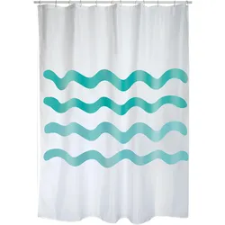 MSV, Duschvorhang, Duschvorhang Polyester 180*200cm Aïnoa (180 x 200 cm)