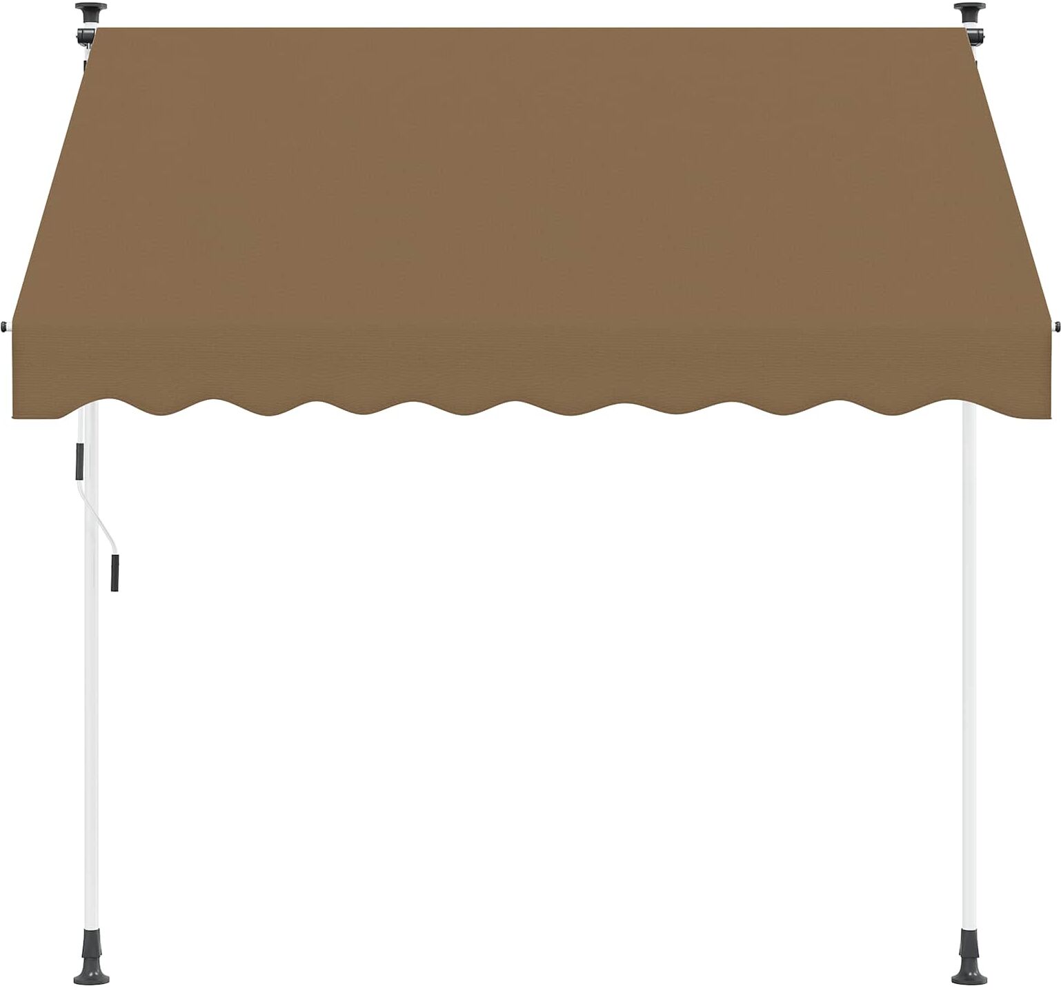 vidaXL Auvent rétractable manuel Beige 350 cm