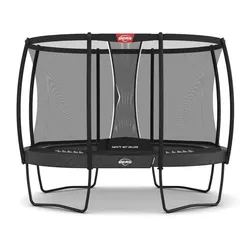 BERG Trampolin Grand Champion Regular 350 Grey inkl. Sicherheitsnetz Deluxe