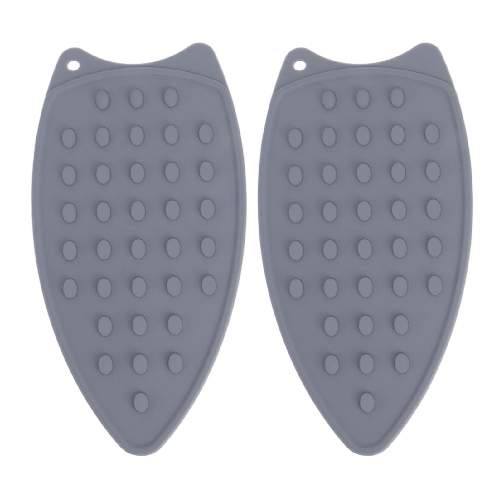 Cocosity Siliconen Strijkijzeronderzetters - 2 stuks - Grijs
