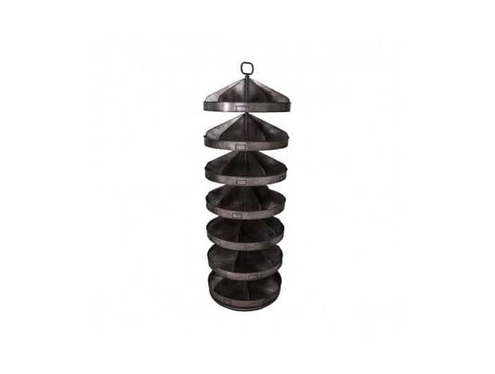 Antic Line Etagere aus Zink, 7 Fächer