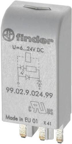 Finder Steckmodul mit RC-Glied 99.02.0.230.09 Passend für Modell (Relais): 90.03, Finder 60.13.8.230.0040 Bulk