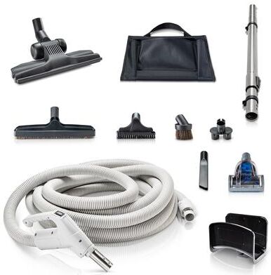 Prolux 30' Central Vacuum Hose Kit with Turbo Nozzles & 1 YR warranty