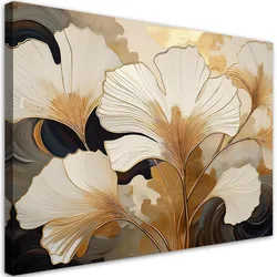 WANDBILD blätter natur botanisch