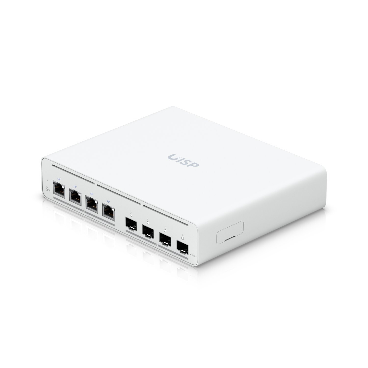 Ubiquiti UISP Switch Plus, Managed, 2.5G Ethernet (100/1000/2500), Power over Ethernet (PoE), Rack-Einbau, 1U, Wandmontage