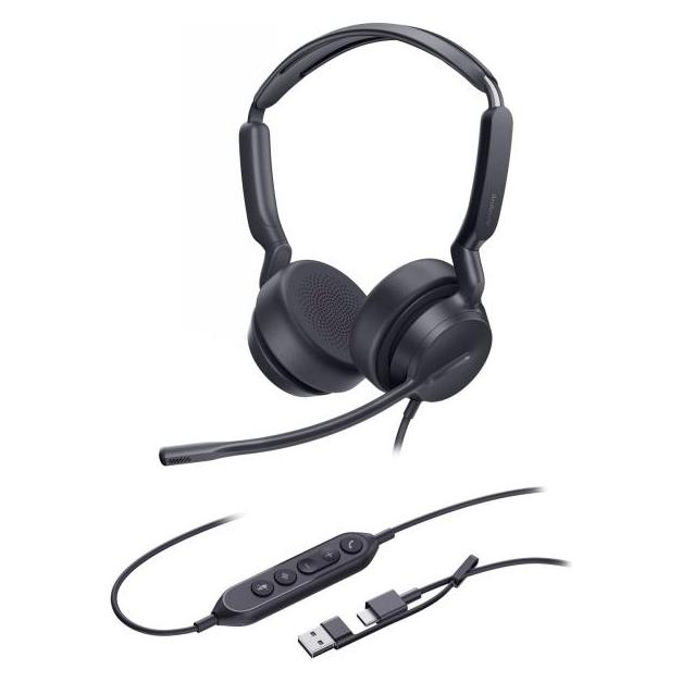Yealink UH42 Dual UC USB-C/A (Kabelgebunden, USB-A, USB-C, Skype) (UH42 DUAL UC USB-C/A)