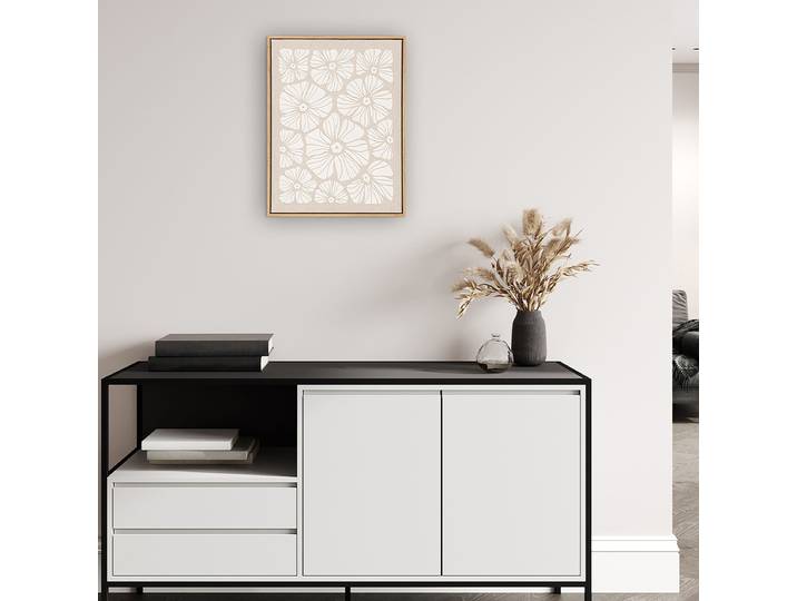 Bild Blossom Shine Typ B Mischgewebe Beige 30 x 40 x 2cm