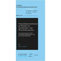Unternehmensinsolvenzen im Wandel von Gesellschafts- und Wirtschaftssystemen, Fachbücher von Dieter Starke
