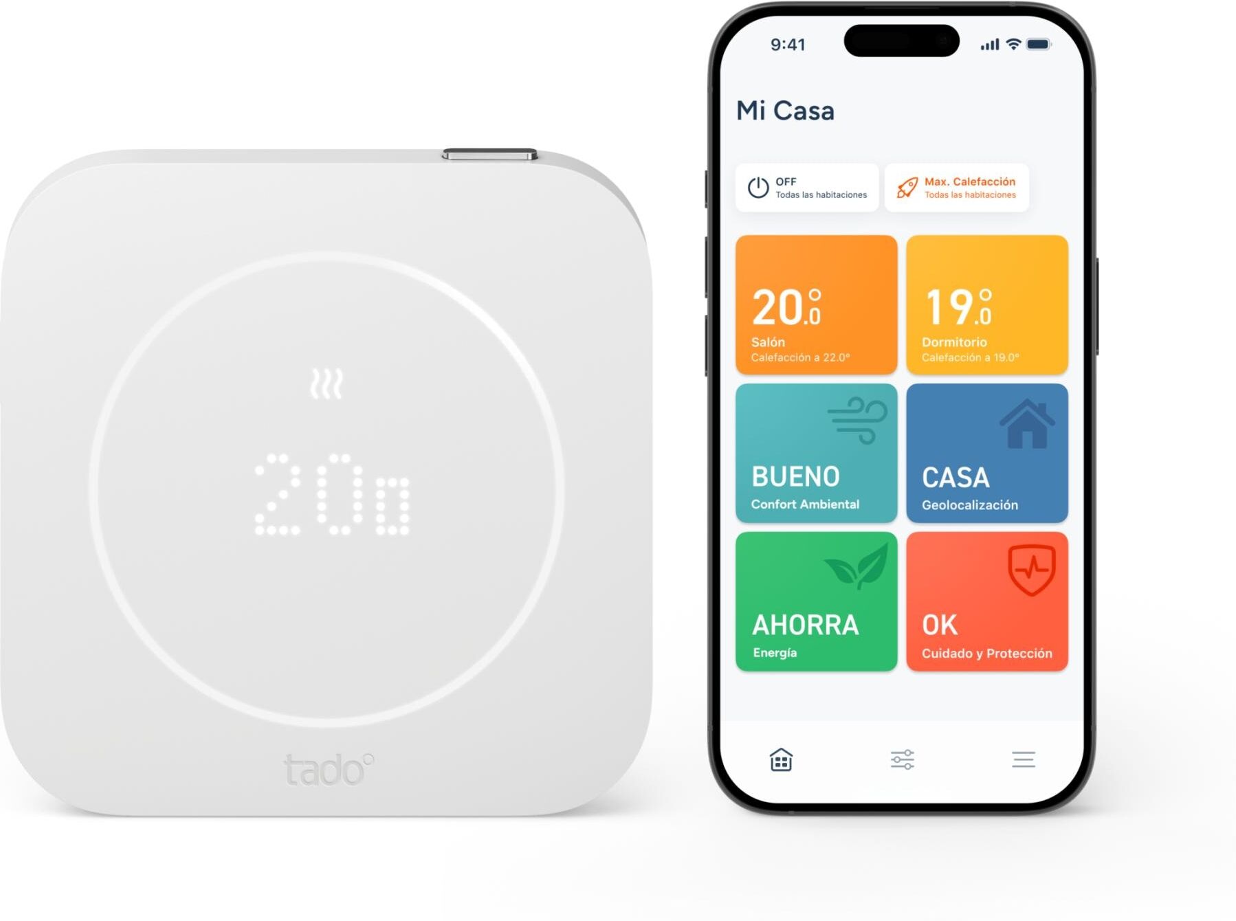 Tadoº Termostato Inteligente cableado Adicional X (2a Gen). Blanco