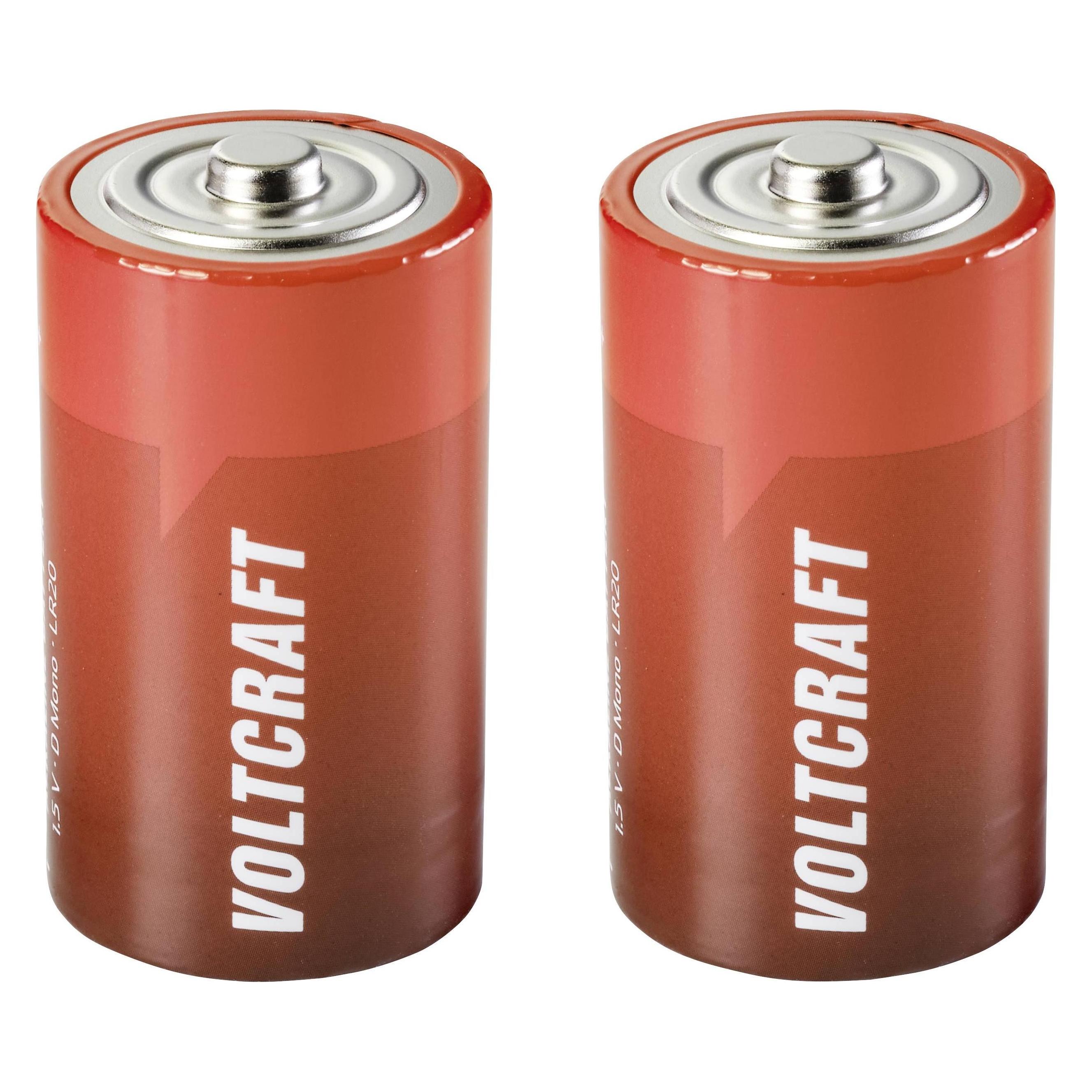 Voltcraft LR20 Mono (D)-Batterie Alkali-Mangan 18000 mAh 1.5 V 2 St. (2 Stk., D) (VC-12941365)