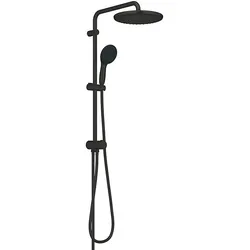 Grohe Vitalio Start System 250 Flex Duschsystem 266802431 mit Umstellung für die Wandmontage mattschwarz