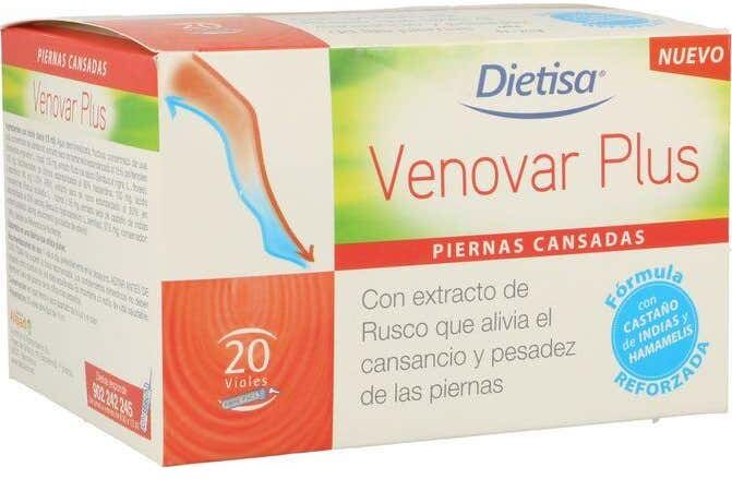 DIELISA Dietisa Venovar Plus 15 Frascos X 15 Ml