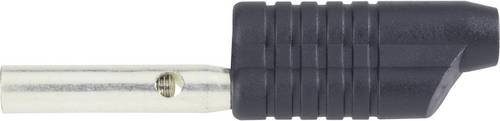 Schnepp S 4041 S Büschelstecker Stecker, gerade Stift-Ø: 4mm Schwarz