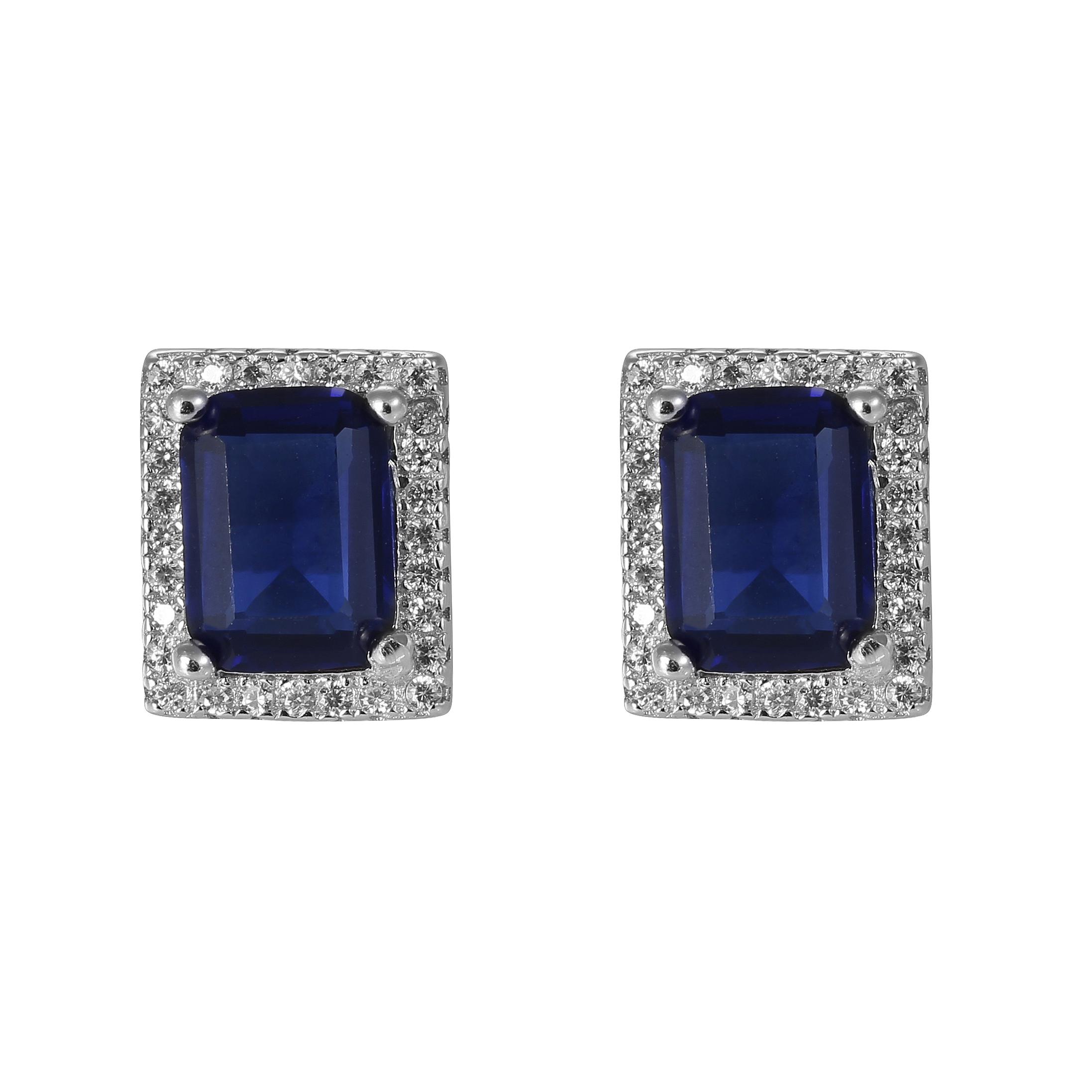 Orphelia 'Enora' Dames 925 Zilveren Oorknopjes - Zilver ZO-7425/SA