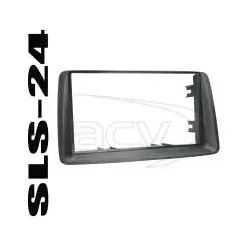 ACV 281094-12 Doppel-Din Radioblende Radiohalterung Fiat Panda 2003--> grau