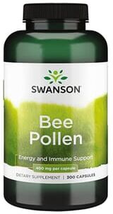 Swanson Pólen De Abelha 400 mg 300 Caps