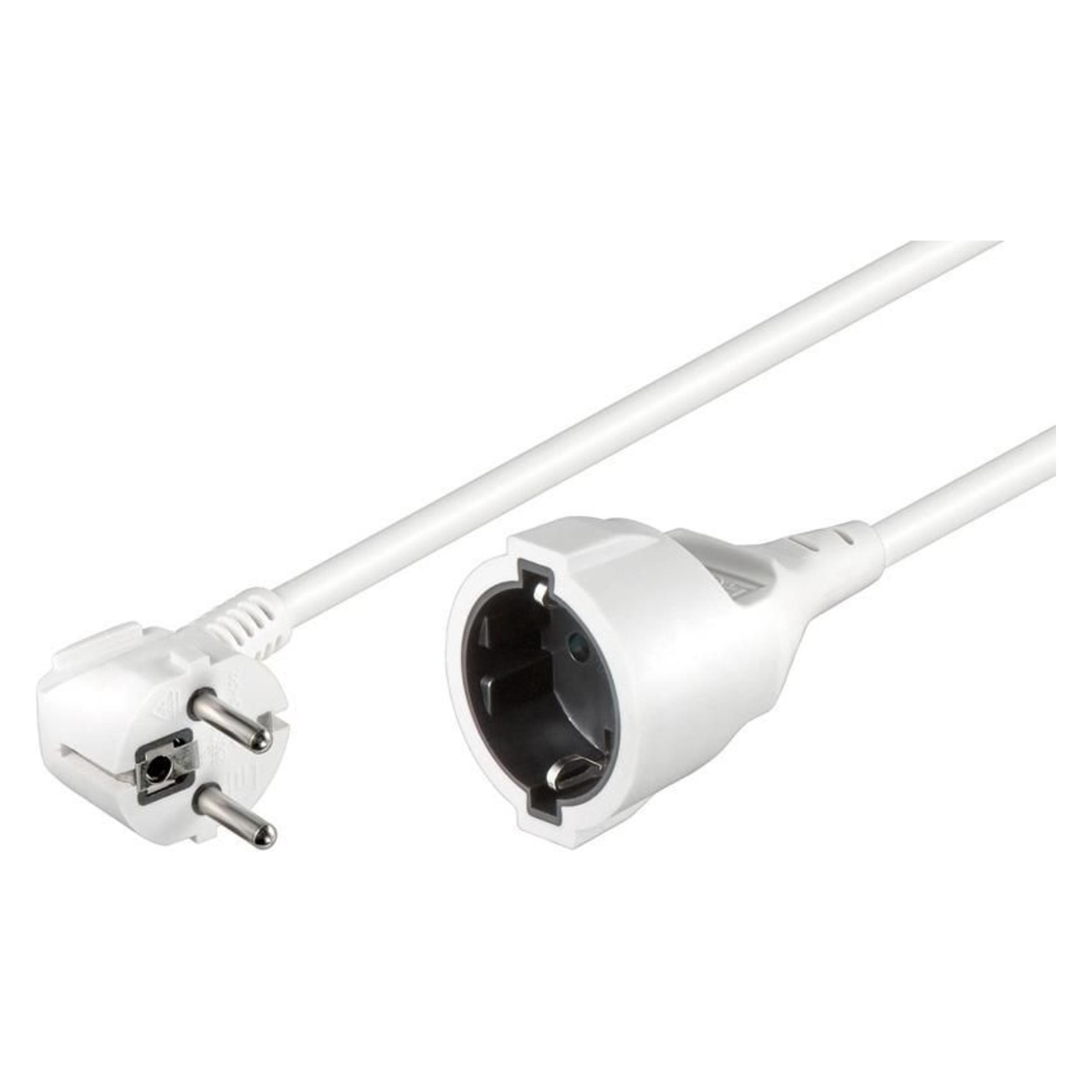 MicroConnect Spannungsversorgungs-Verlängerungskabel (5 m, CEE 7/4) (PE140500W)