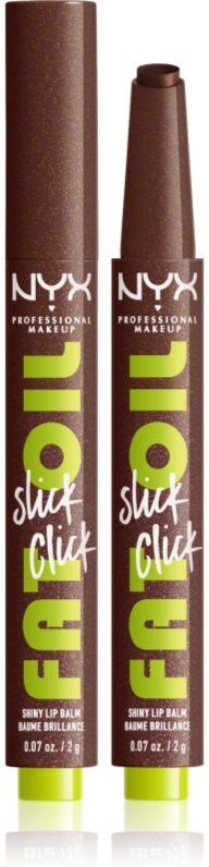 NYX Professional Makeup Fat Oil Slick Click tinted lip balm shade 12 Trending Topic 2 g