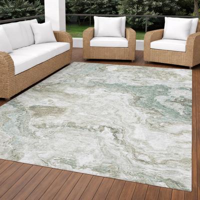 Addison Rugs Machine Washable Indoor/ Outdoor Modern Rapids Chantille Rug