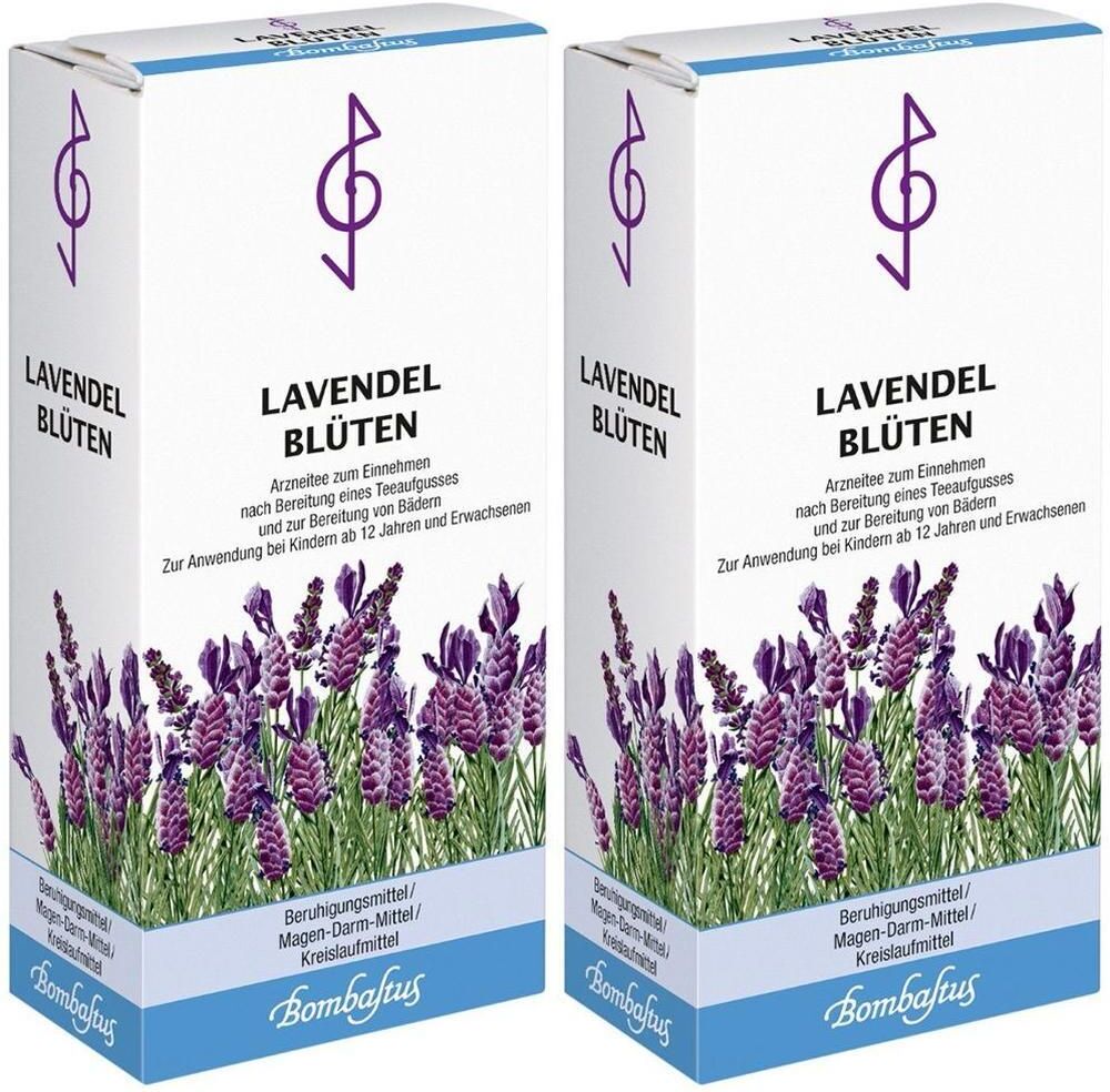 Bombastus Lavendelblüten Tee 2x 2x50 g