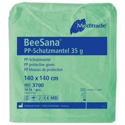 Meditrade BeeSana PP-Schutzmantel | 35 g | 100 Schutzmäntel | grün