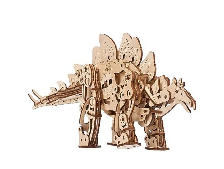 UGears Stegosaurus Dinoaur Mechanical Wood Construction Kit