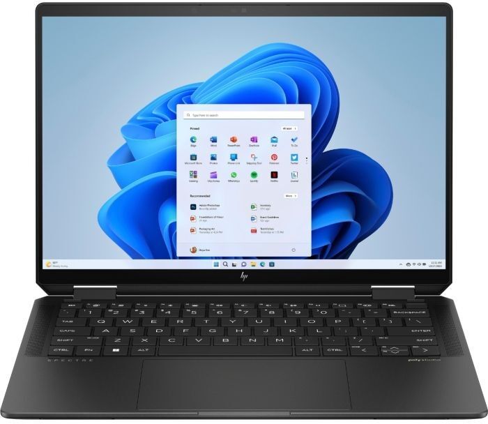 HP Spectre x360 14-eu0006na 2-in-1 Laptop Intel Core Ultra 5 125H 16GB 512GB SSD 14-Inch 3K OLED Touchscreen - Nightfall Black
