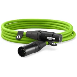 RØDE XLR-3 Green (3 m, XLR Kabel), Audiokabel