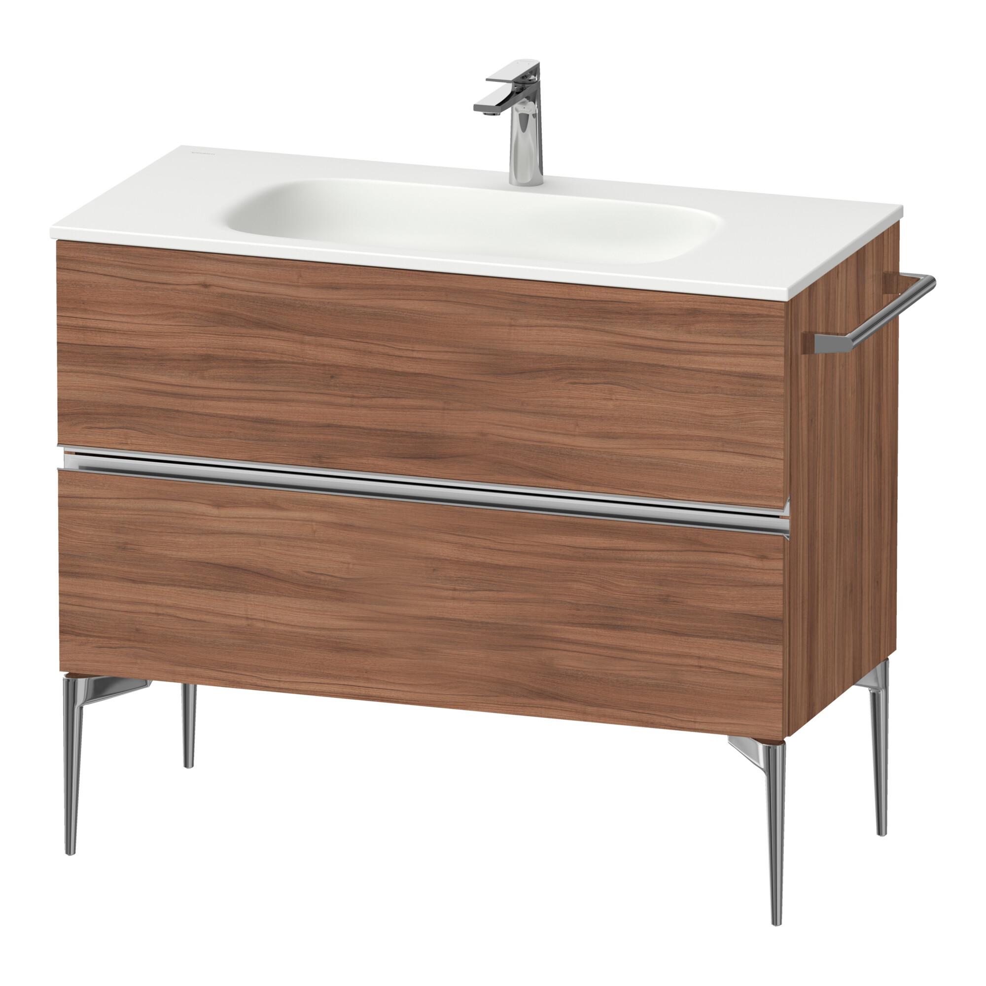 Duravit Waschtischunterschrank wandhängend Sivida 101x59,2x47,7cm, 2 Schub., N N, Gr. chr (SV4652010790000)