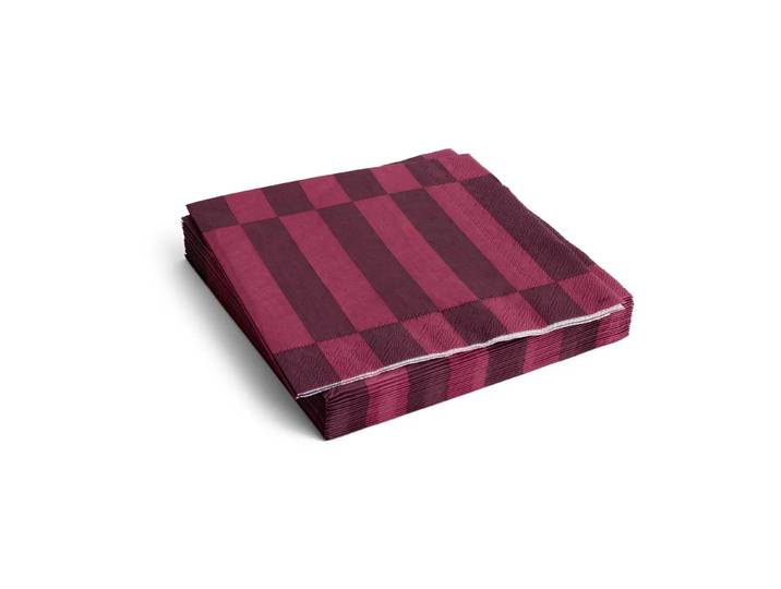 HAY Pattern Dinner servet 40x40 cm 20-pack Bordeaux-wine