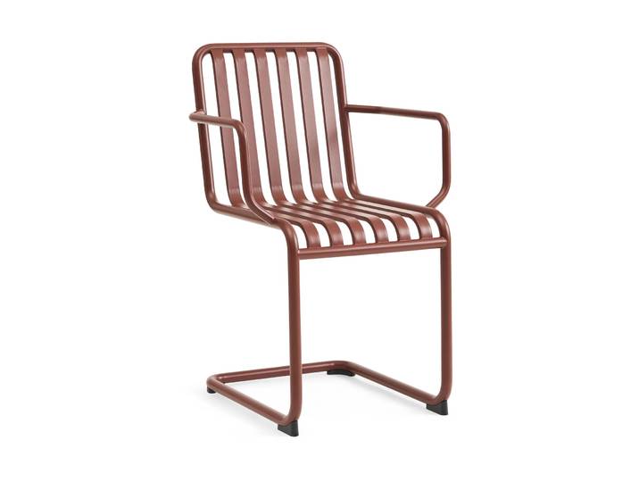 HAY Fauteuil Palissade Cantilever Iron red