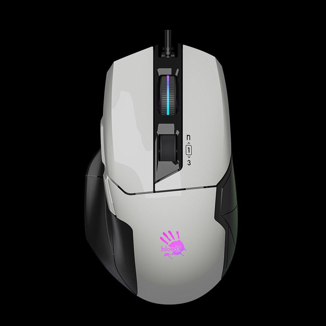 A4tech Bloody W70 Max Gamingmuis met verlichting, 12000 DPI, USB, Zwart