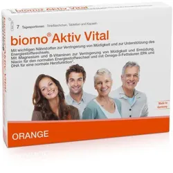 Biomo Aktiv Vital Trinkflaschen 7 Tagesportionen 1 ST
