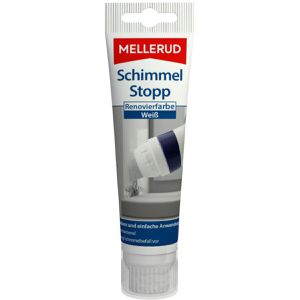 Mellerud Anti-Schimmel-Farbe Schimmel Stopp, Renovierfarbe, weiß, Schwammaufsatz, 90ml