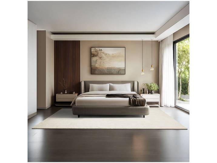 Kurzflorteppich Soft Zone - 200 x 290 cm, creme