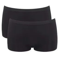 Sloggi 2P GO Sense Shorts Schwarz Modal Small Damen