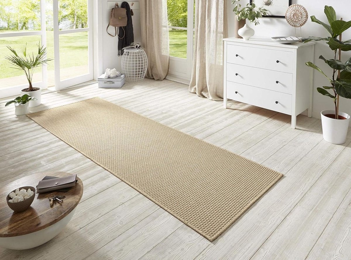 Beige Keuken Runner Vloerkleed van Polypropyleen - 80 x 150 cm