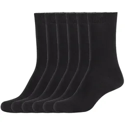 6er Pack s.Oliver Originals Crew Socken Damen 9999 - black 35-38