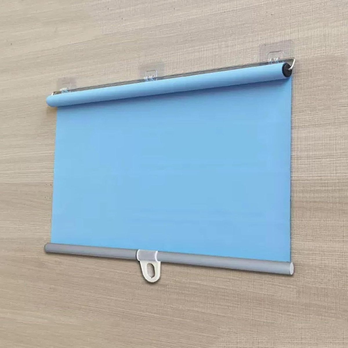 Blauw verduisteringsrolgordijn voor ramen, 130 x 200 cm
