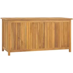 vidaXL Gartenbox 114x50x58 cm Massivholz Teak