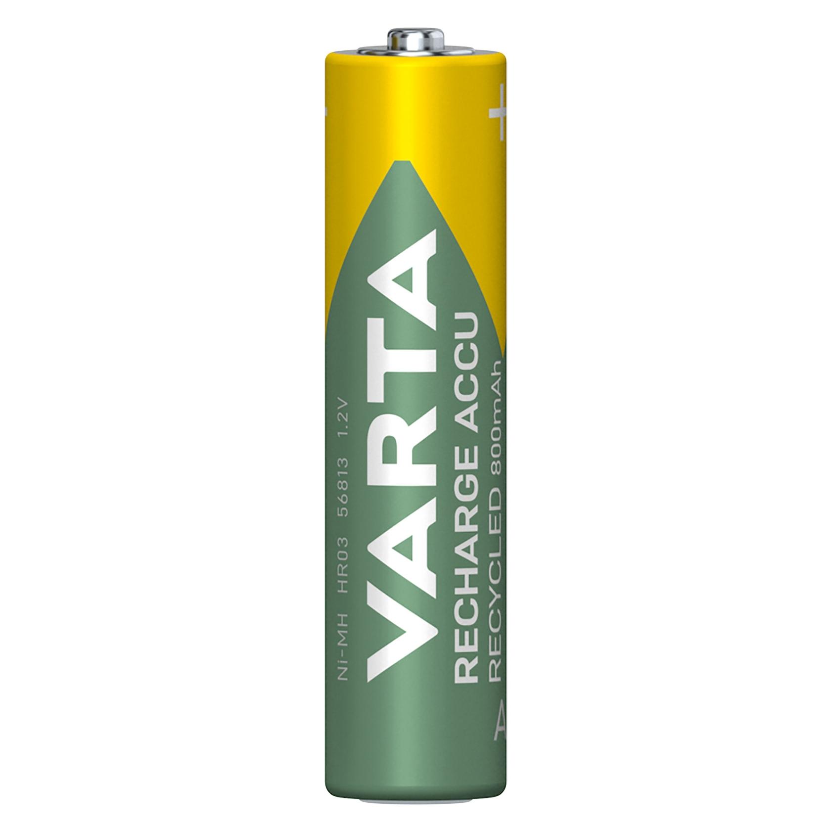 Varta Recharge Accu Recycled (4 Stk., AAA, 800 mAh) (56813 101 404)